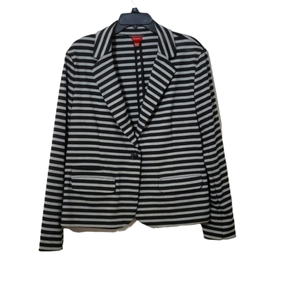 Merona gray and black blazer jacket. Plus size XXL